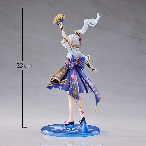 Miniatura 6 de QAHEART Kamisato Ayaka Figura estatua  Figura de anime de 9.1 in de postura de pie para niñas, modelo de figura de acción, escultura coleccionable