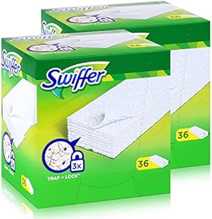 Swiffer Suche ściereczki do wycierania opakowanie uzupełniające"Olympia", 2 sztuki w opakowaniu (2 x 36 chusteczek)