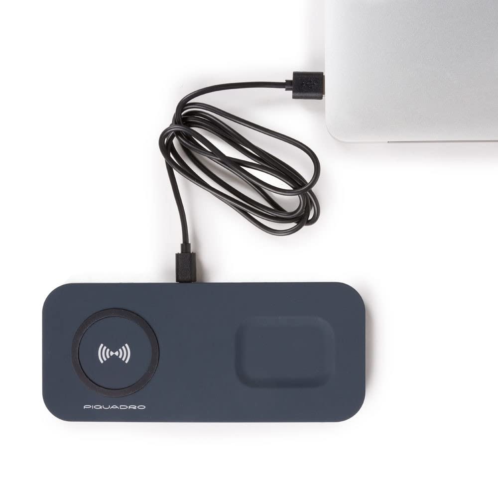 Piquadro Base di ricarica wireless per iPhone® e AirPods® AC5596BM-GR