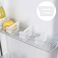 Vista 6 de Paquete de 20 separadores de estantes para puerta de refrigerador, separadores ajustables para el hogar, cocina, suministros de oficina