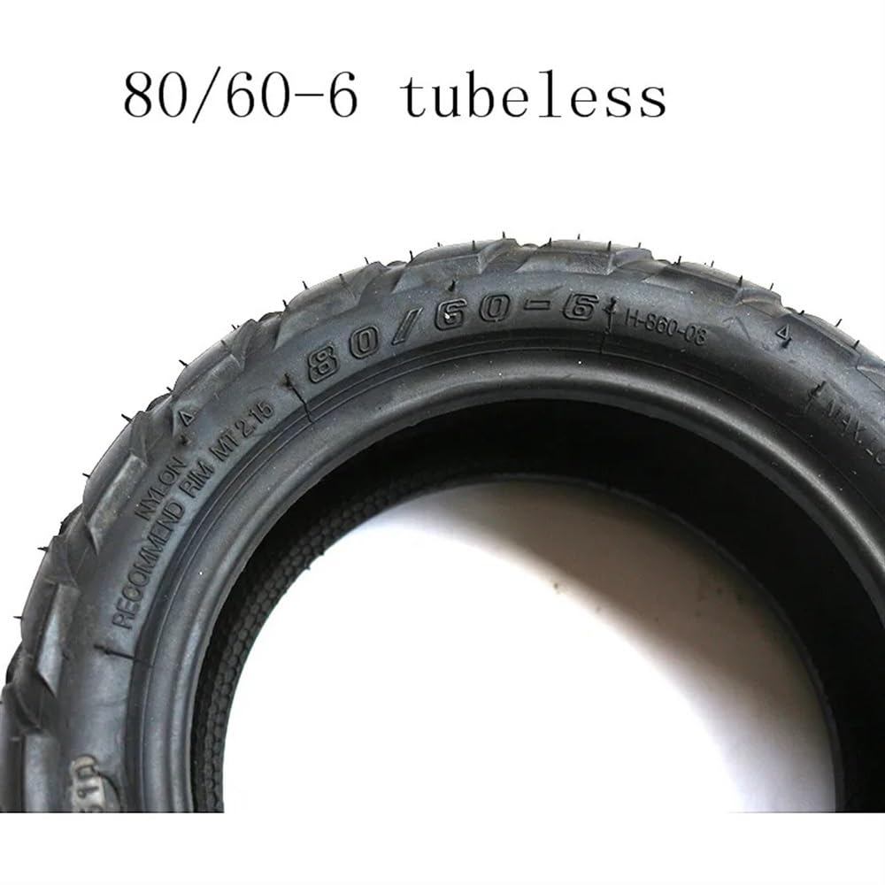 Ruota Monopattino Elettrico 80/60-6 Pneumatici tubeless Vacuum Pneumatico for motorino Motore E-Scooter