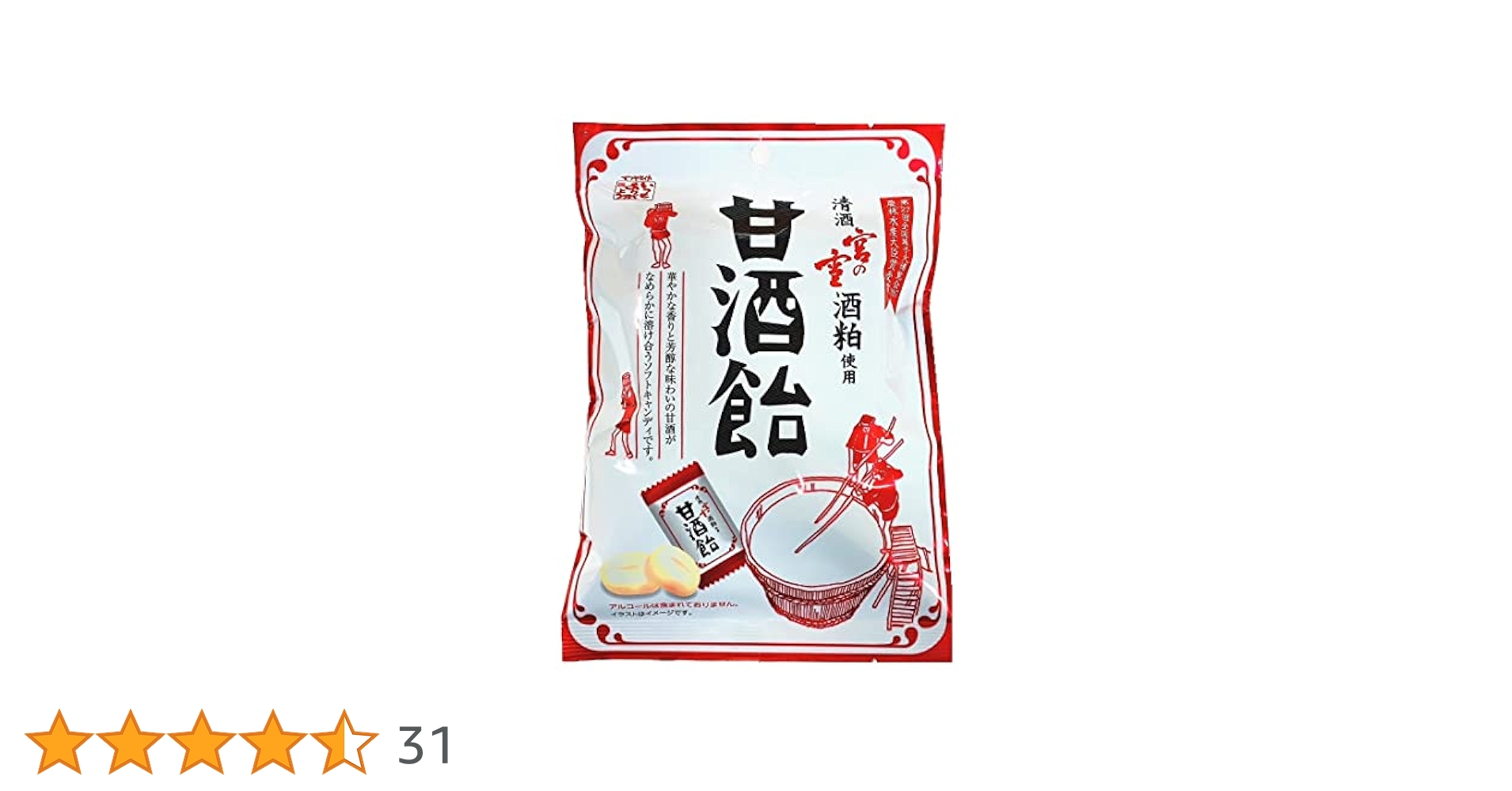 Amazon.co.jp: 松屋製菓 宮の雪 甘酒飴 104g×10袋 : 食品・飲料