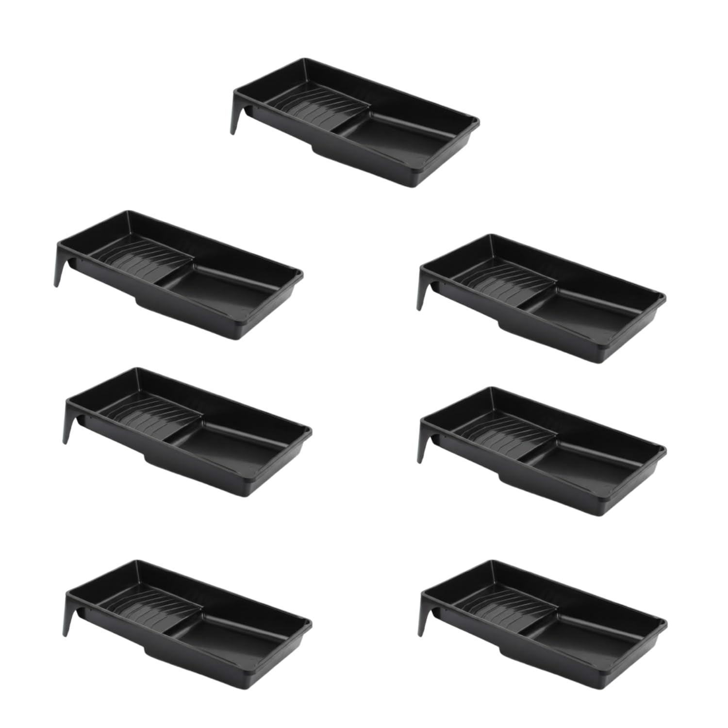 Superpetstoreuk247 Pack Of 7 4 Inch Professional Plastic Roller Trays Decorators Painting Paint Tray