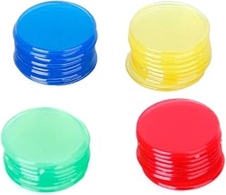 Totority 40 Pçs Fichas De Bingo Fichas Magnéticas Suprimentos De Bingo Marcadores De Bingo Engraçados Fichas De Jogo De Bingo Contando Marcadores De Plástico Marcadores De Matemática Para