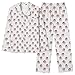 Women's Christmas Pajamas Set Loose Long Sleeve Sleepwear Soft Button Down 2Pcs Pjs Lounge Sets Holiday Nightwear