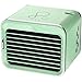 QTQHOME Mini wentylator klimatyzatora, 3 prędkości ładowalny cichy chłodziarka powietrza, chłodnica parowa, przenośny wentylator chłodzący z nawilżaczem oczyszcza - zielony 15 * 18 * 18 cm