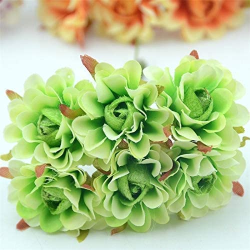 60 pcs/lot 4 cm Soie Rose Bouquet De Fleurs Artificielles pour La Décoration De Mariage Scrapbooking À La Main Couronnes Faux Fleur