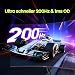 Amzfast Curved Gaming Monitor 27 Zoll - 200Hz, QHD 2560x1440, 1500R, 1ms MPRT, Adaptive Sync, 97% DCI-P3 | 5000:1 Kontrast, HDR, 400 cd/m², VESA 100×100, HDMI 2.0×2, DP 1.4×2 - AMZG27C1Q