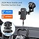 Magift Bluetooth 5.3 FM Transmitter Car Adapter 30W PD and 5V 2.4A [HiFi Bass Sound] FM Transmitter für Car Wireless Calling mit 5.3, Noise Cancellation Hands-Free Calling Support USB Drive