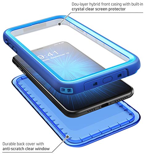 Capinha Case for iPhone Xs Max versão 2018, 6,5 polegadas, Capa robusta de corpo inteiro à prova d'