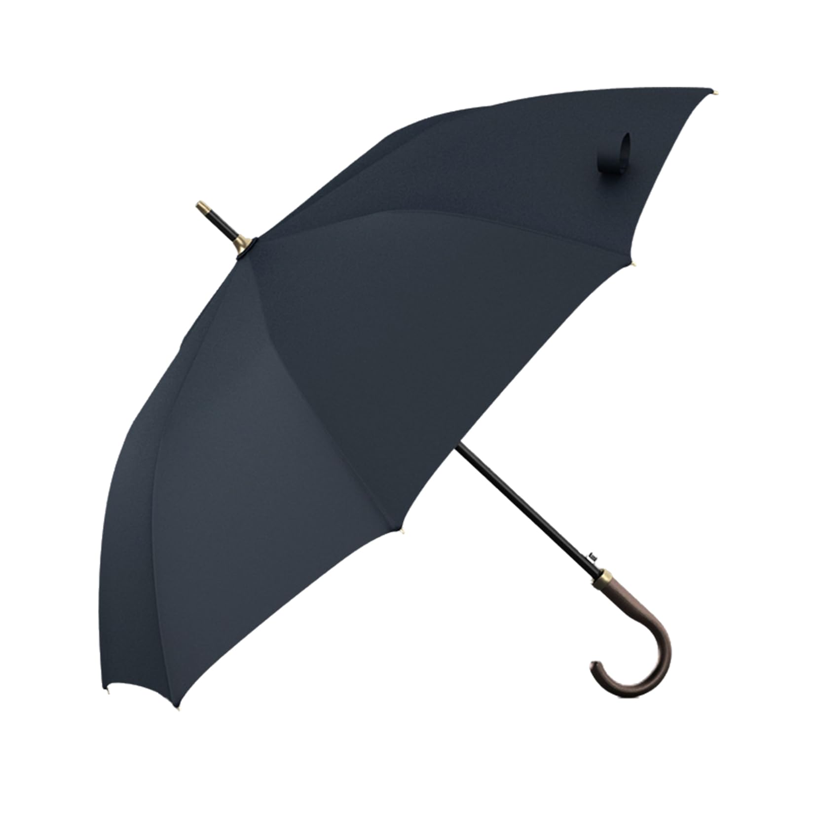 Ombrello da golf con manico lungo 120 cm, apertura automatica, antivento, impermeabile, grande doppia cupola, ventilato, ombrello con 8 stecche in pelle con manico a J, per uomini e donne