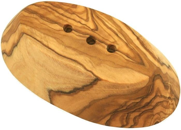 D.O.M. Olivenholz Seifenschale – Mini-Größe, nachhaltiges Naturholz