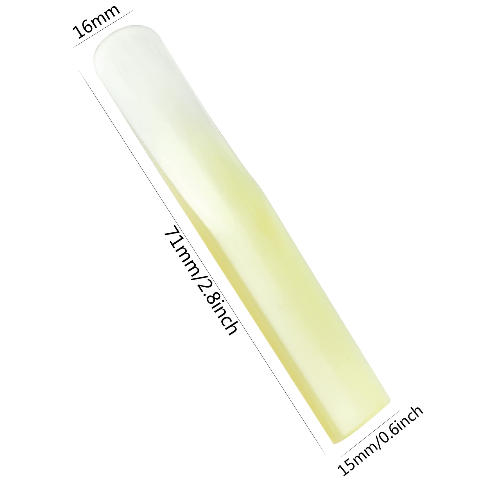 Saxophone Parts 3pcs Resin Reed Alto Sax Reed Alto Saxophone Reed Accessory for Saxophone