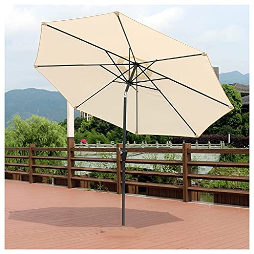 Parasol para mesa de jardín de 300cm amarillo que repele el agua CLSDRZC