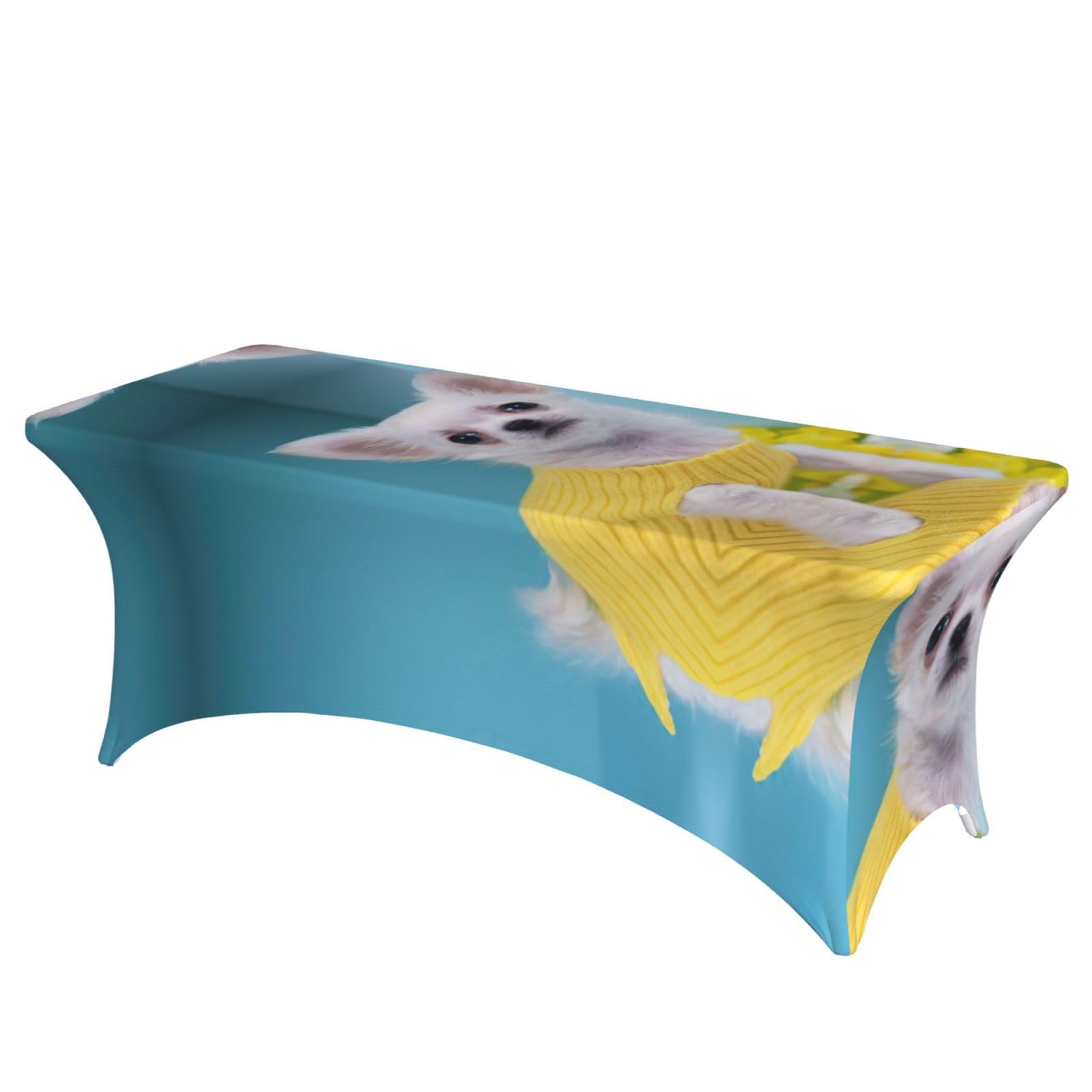 Housse élasthanne chihuahua : sublimez vos buffets d'anniversaire de 1,8 m