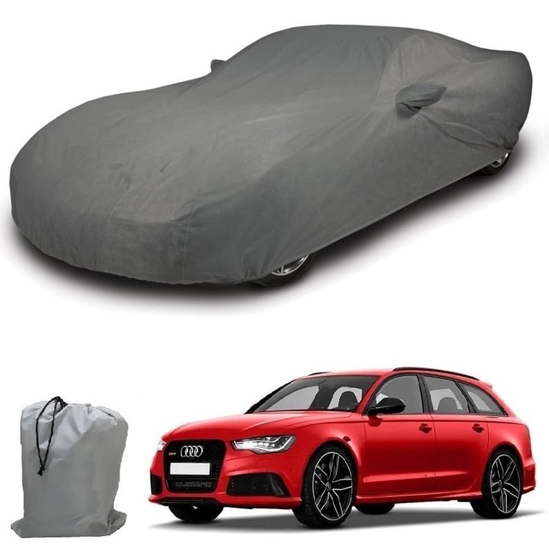 Image of ARCUATE Triple Layer Custom fit Car Body Cover for Audi RS6 |Top Layer Dustrproof | Middle Layer Waterproof | Bottom Layer Scratch Protection | Outdoor Indoor Fabric