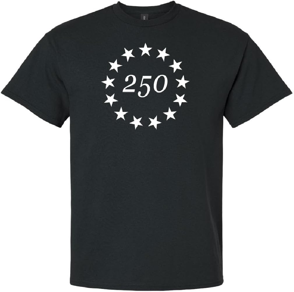 Gadsden and Culpeper America 250 Anniversary 13-Star T-Shirt - Black