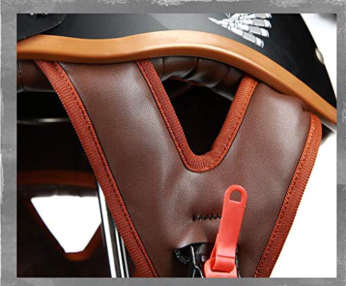 GAOZHE Moto Casco, Classic Jet Aperto Caschi