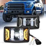 Auxbeam New Upgraded LED Fog Lights Lamp for Ford F150 2015-2020, 50W 200% Brighter with DRL&Turn Si