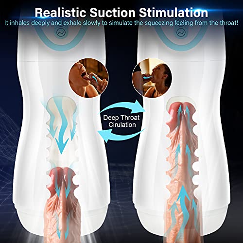 Elektrische masturbator Cup 7 trillingen & 4 zuigfunctie penispomp | cup-masturbatoren zakmuschi 2-in-1, zuig moschi| seksspeelgoed masturberen voor mannen seksspeelgoed voor mannen - Afbeelding 7