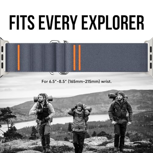 Image of Suitisbest Straps Compatible for Apple Watch Ultra 3 Strap 49 /46 /45 /44 /42 /41 /40 /38mm, Stretchy Nylon Sport Loop Strap with S-Hook for Apple Watch Ultra 3 /2 /1 SE3 Series 11 10 9 8 7 6 5 4【Band only】
