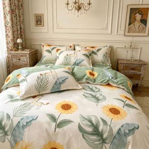 Parure de couette florale douce pour des nuits sereines