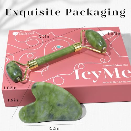 BAIMEI IcyMe Gua Sha and Jade Roller Set for Facial Sculpting and Relaxation - image 8