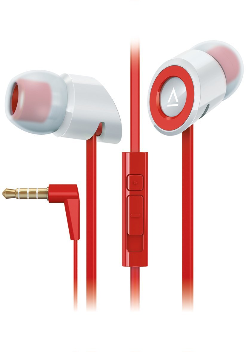Creative Hitz MA350 - Auriculares in-ear, color rojo