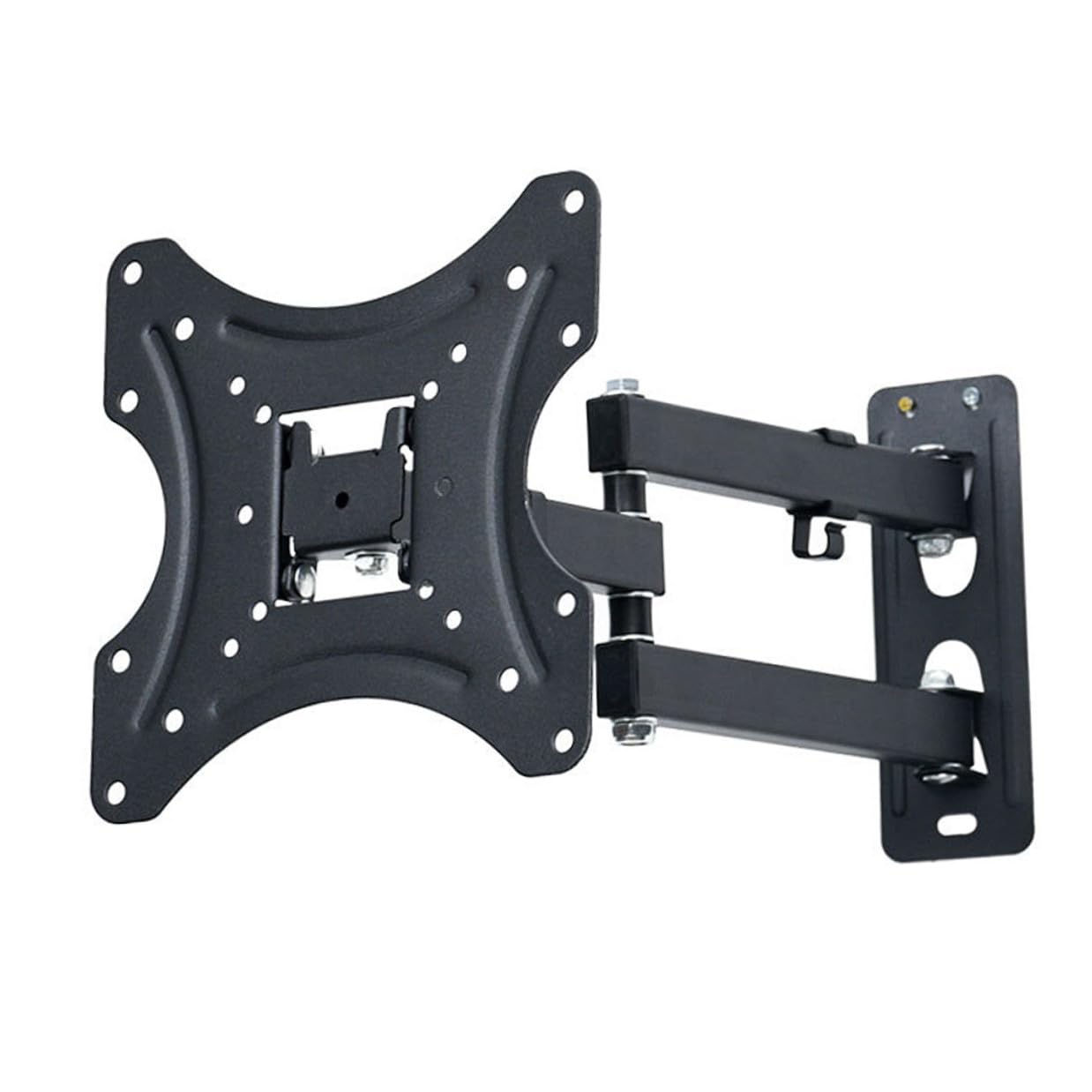 Supporto Parete Tv Lcd Da Supporto Muro Tv Regolabile e Girevole Staffa in Acciaio Compatibile Livella Bolla Per Installazione Facile