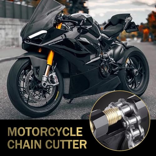 Image of 1 PC Motorcycle Chain Breaker, #420-530 Chain Breaker Tool, Waterproof Durable Metal Chain Link Removal Tool, Compatible with ATV Quad Go Kart Scooter Tractor Motorcycle (Black)