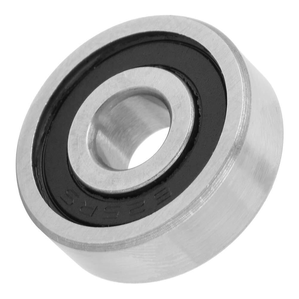 Bearing, 20pcs Rubber Sealed Deep Ball Bearings for Small Hobby 5mm Shaft/Rod Projects Wear Resistance