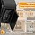 Dusk to Dawn Outdoor Lights with GFCI Outlet Sensor Outside Exterior Porch Wall Light Fixture, Anti-rust Wall Mount Lantern,Waterproof Wall Sconce,Outside Lights for House Front Door,Bulb not Included
