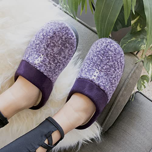 isotoner womens Memory Foam Heather Knit Jessie Hoodback Eco Comfort Slip-on4