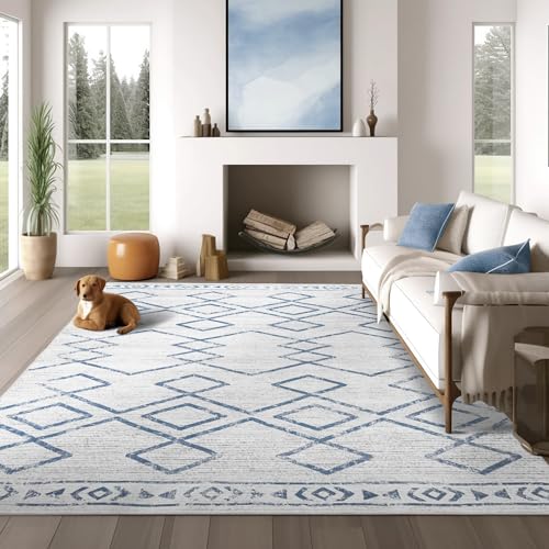 jinchan Moroccan 6x9 Area Rugs for Living Room - Machine