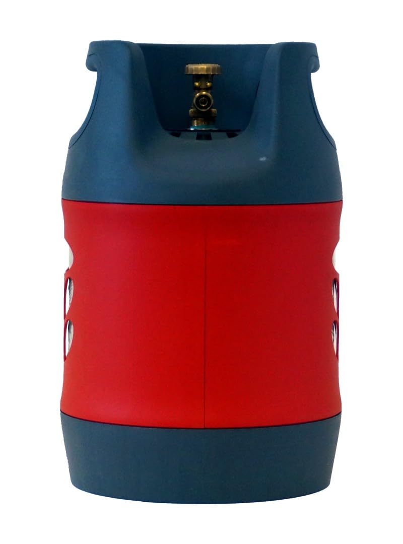 HausundWerkstatt24 8kg CAMPKO Komposit Gasflasche 18,2l mit Füllstop die leichteste Flasche für Propan