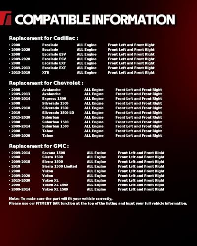 Image of Torchbeam Front Brake Calipers Set for Chevrolet 2008-2018 Silverado 1500, GMC 2008-2018 Sierra 1500, Chevrolet 2008-2020 Tahoe, Front Left and Front Right Calipers Replace # 18B4919A+18B4918A