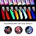 Tattoo Ink Set - Tattoo Inks Pigment Kit, 8 Color 1/2oz 15ml/Bottle Professional Tattoo Fluorescent Ink & Tattoo Equipment for Halloween Supplies (1/2 oz(15ml), 8Color)