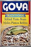 Goya Traditional Refried Pinto Beans, 16-Ounce Units (Pack of 24)