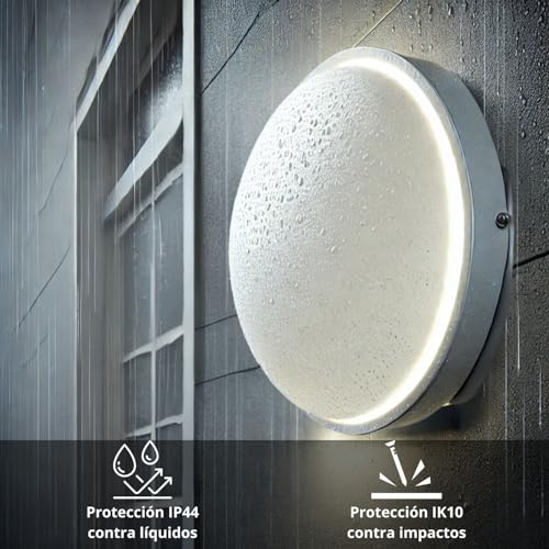 Aplique FAR IP44 blancon para exterior con casquillo E27 de 60W maximo 3