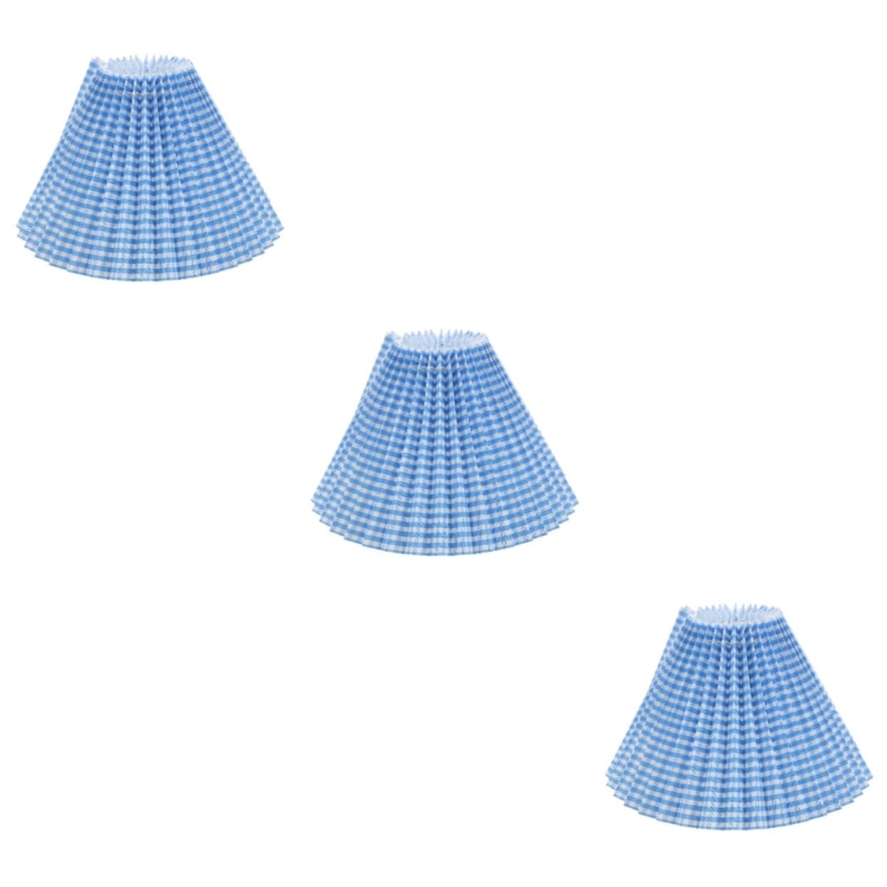 jojofuny 3pcs Grain Table Lamp Shade Creative Cloth DIY Pleated Lamp Accessory for Modern Style Home Lampshade Adds Retro Decor to Your Space