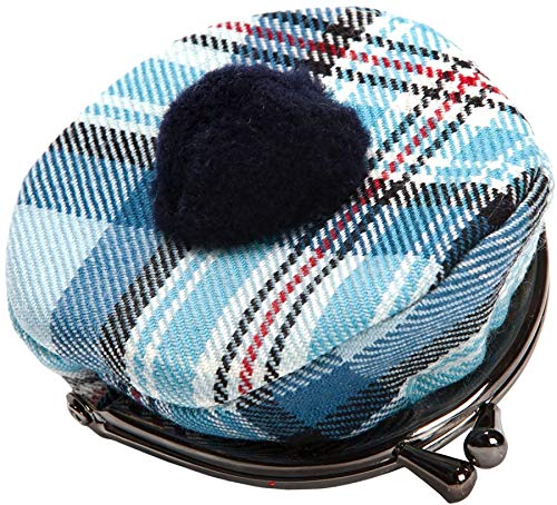 Chapeau Tam O' Shanter pour les balades d'automne et porte-monnaie assorti en tartan