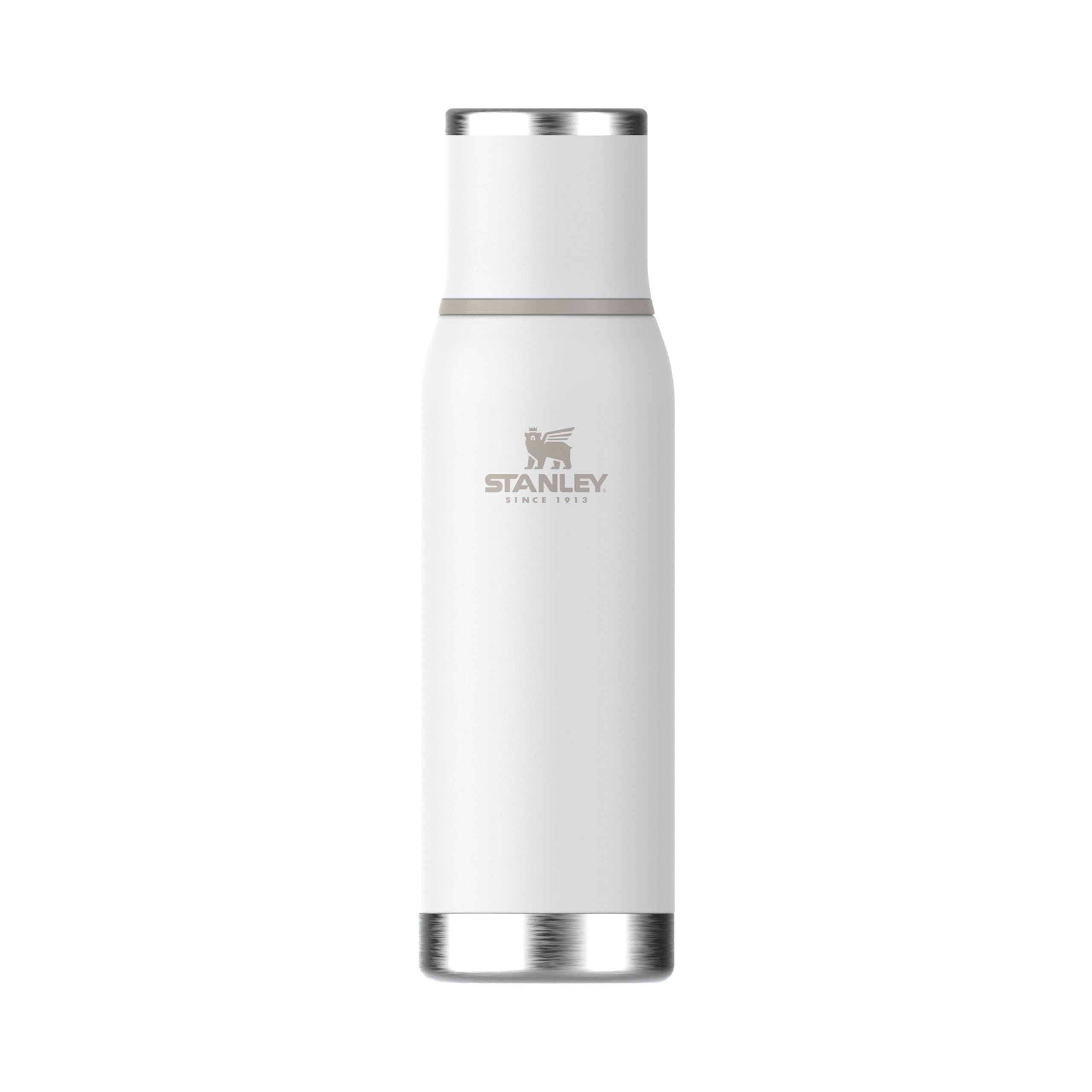 Stanley 1913 Adventure to-Go Thermal Flask 0.75L - 20 Hours Hot - 25 Hours Cold - Leakproof - Insulated Lid - BPA-Free Insulated Bottle - Dishwasher Safe - Coffee Flask - Frost