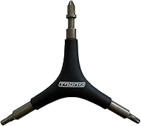 TronX Multi Pro Inline Roller Hockey Skate Tool: Wheel Rotator, Bearing Pusher/Extractor, Helmet Unscrewer - Durable S2 Steel, USA Designed