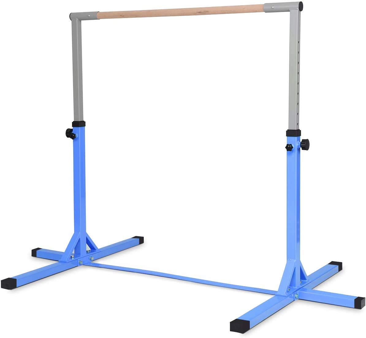 COSTWAY Barra Horizontal de Gimnasia para Niños Barra para Entrenamiento Altura Ajustable Carga hasta100kg