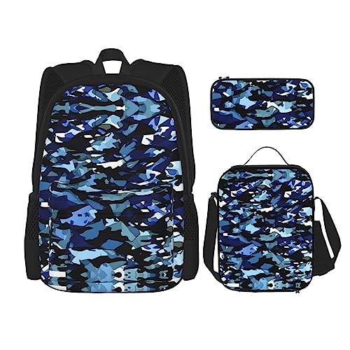 Sac à dos de voyage maori bleu OdDdot léger pour sorties et cours