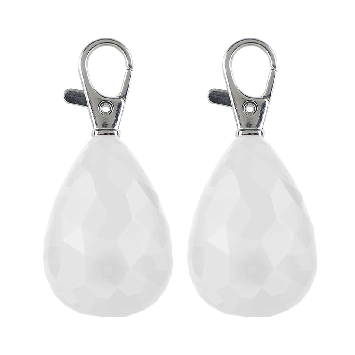 LED dog collar Light 2 Pack, USB Rechargeable Clip-on Flashing Tag Light, 3 Modes for night walking safety