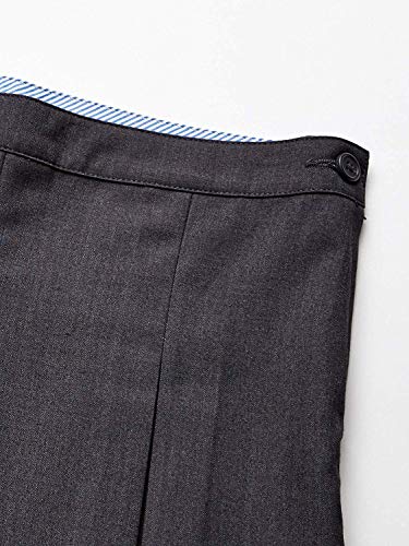 Tommy Hilfiger Big Solid Box Pleat Skirt, Kids School Uniform Clothes For Little & Big Girls, Charcoal Grey, 12 #TOP4
