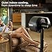Shark FlexBreeze Pro Mist Fan — Indoor & Outdoor, Integrated Misting, Pedestal to Tabletop, Corded or Cordless, Up to 24-Hr Battery, Oscillating, Charcoal Grey, FA302 (2025 Release)