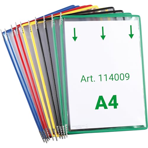 Pochettes à pivots A4 PVC Tarifold anti-déchirure pour sécuriser vos affichages muraux