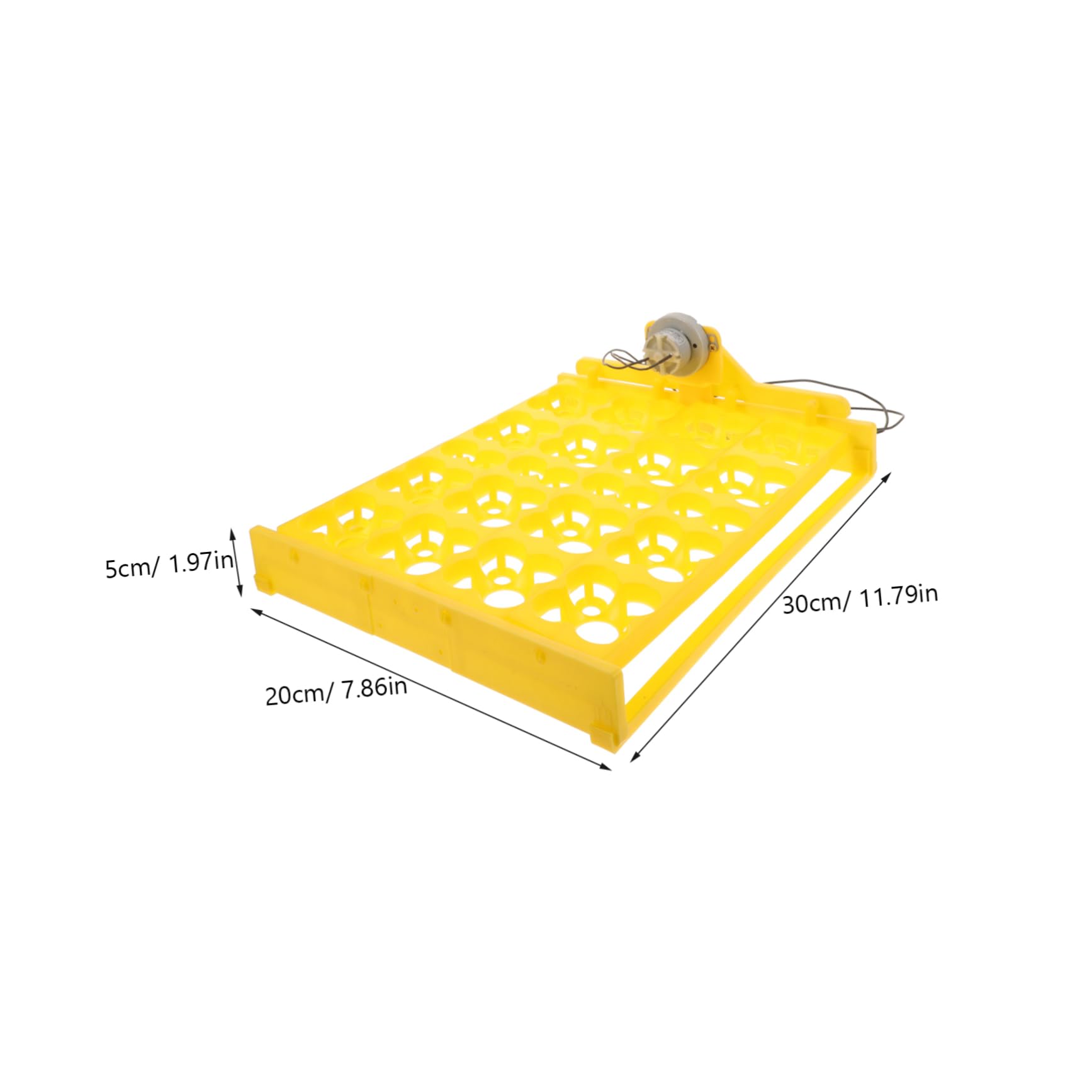 Vassoio per Incubatrice Automatica in Plastica Sicura Vassoio per Rotazione delle Uova di Gallina per Distribuzione Uniforme del Calore
